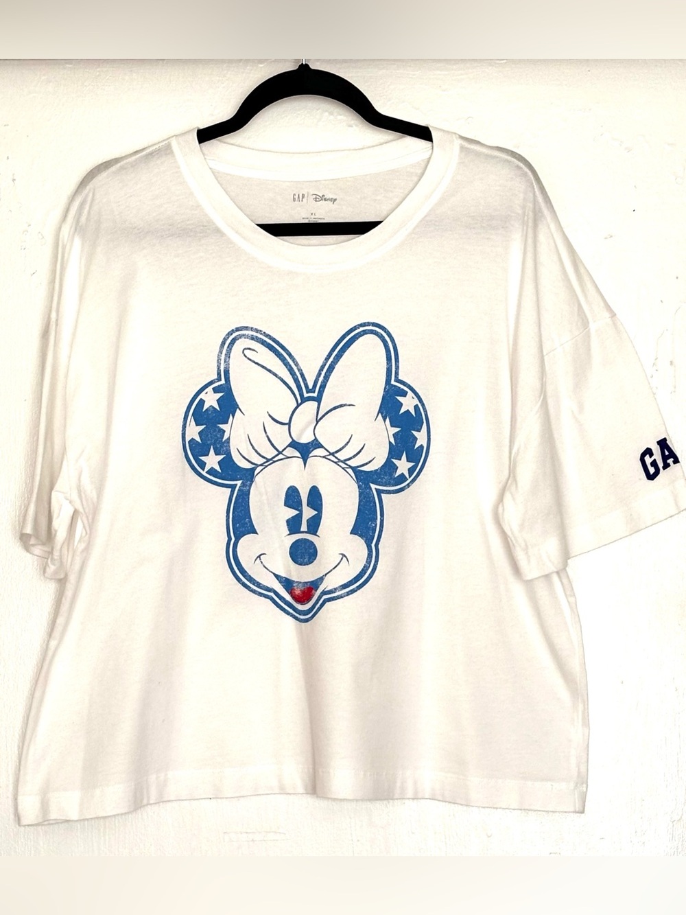 Gap x Disney Minnie Mouse Graphic Shrunken Tee Size XL